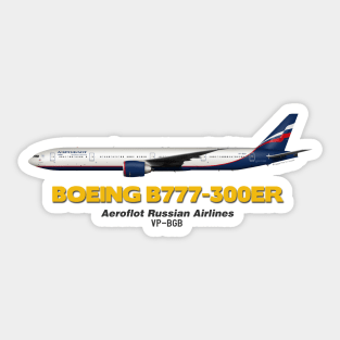 Boeing B777-300ER - Aeroflot Russian Airlines Sticker